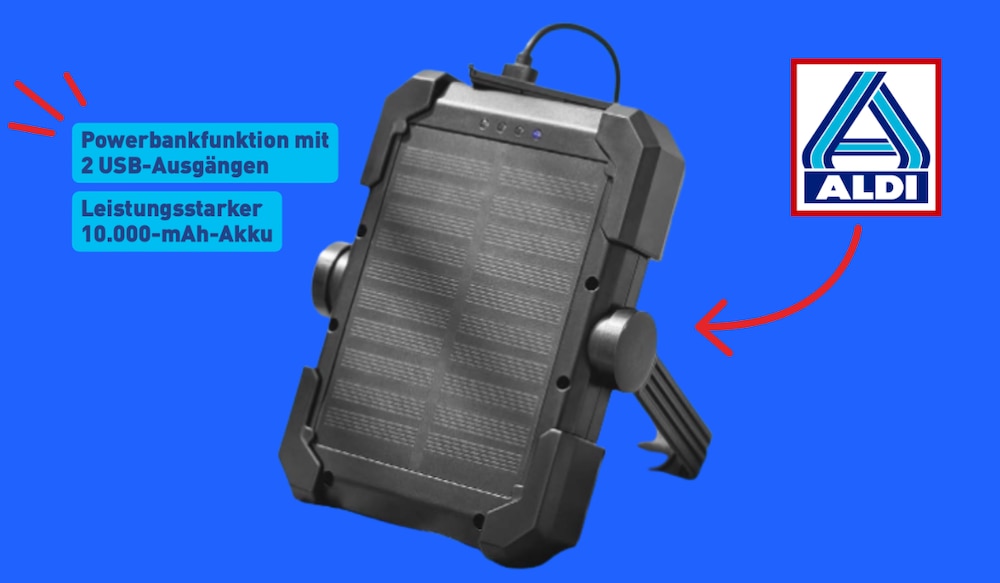 Dieses Solar-Gadget von ALDI bringt euch durch den Sommer!