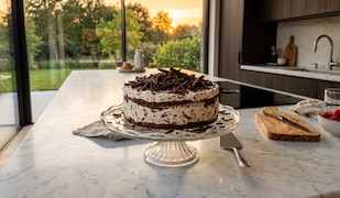 Stracciatella-Eistorte - Das Rezept für cremigen Genuss!