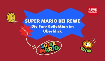 Super Mario Kollektion bei REWE