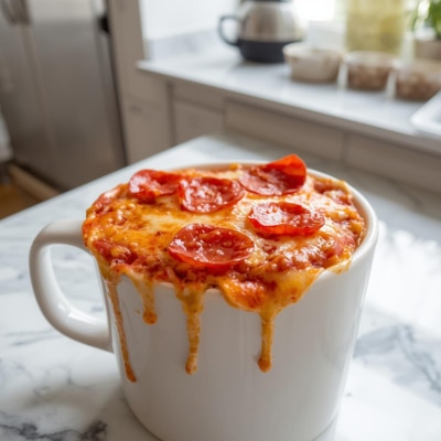 Mikrowellenpizza
