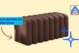 Teddy Design-Bank bei ALDI Nord
