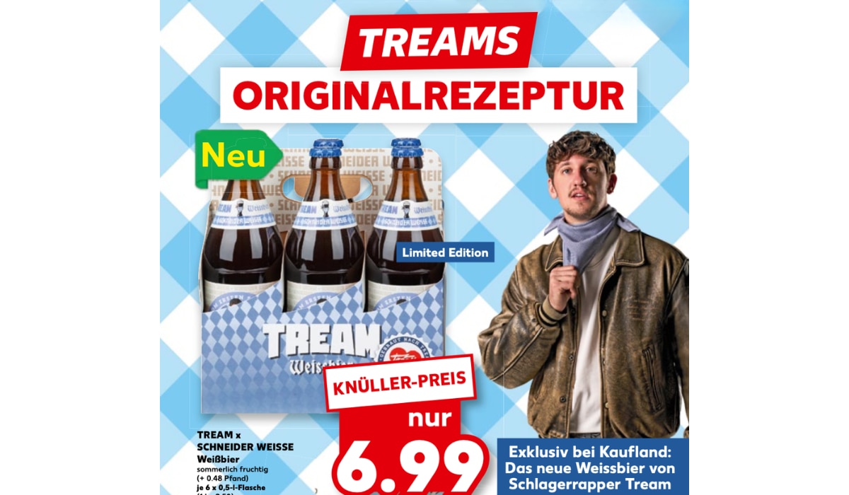 Tream Bier im Kaufland Prospekt 09.07.2026