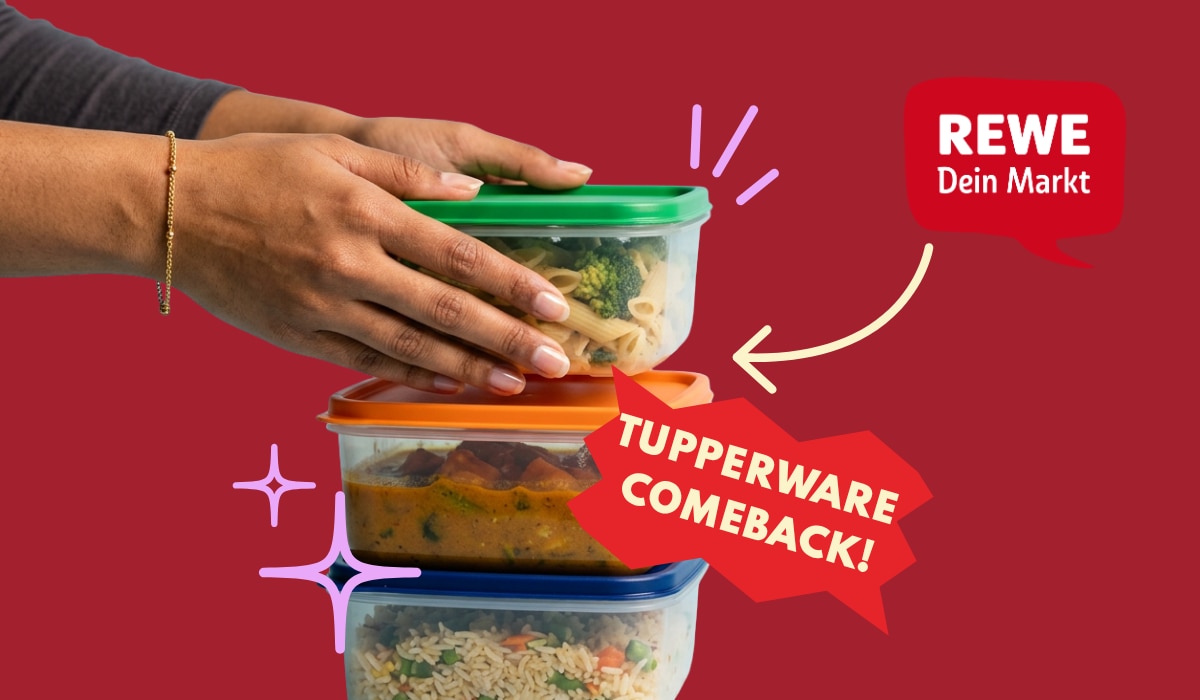 Tupperware bei REWE: Das müsst ihr zum Comeback wissen! Tupperware bei REWE: Das müsst ihr zum Comeback wissen!