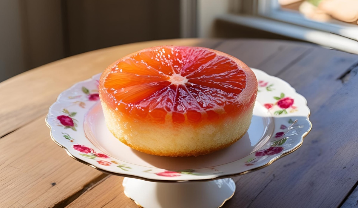Upside-Down Grapefruit-Küchlein