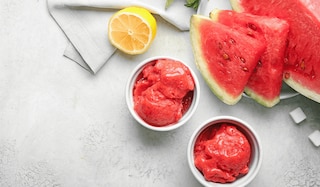 3-Zutaten Wassermelonen Sorbet - das Blitz-Rezept! 3-Zutaten Wassermelonen Sorbet - das Blitz-Rezept!
