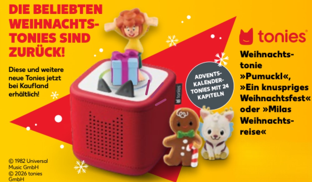 Weihnachts tonies im Kaufland Prospekt