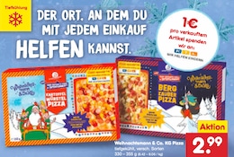 Bei Netto Marken-Discount Weihnachtsmann und Co. KG Pizza