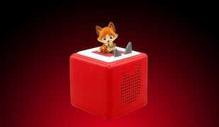Rote Toniebox mit Fuchs Toniefigur