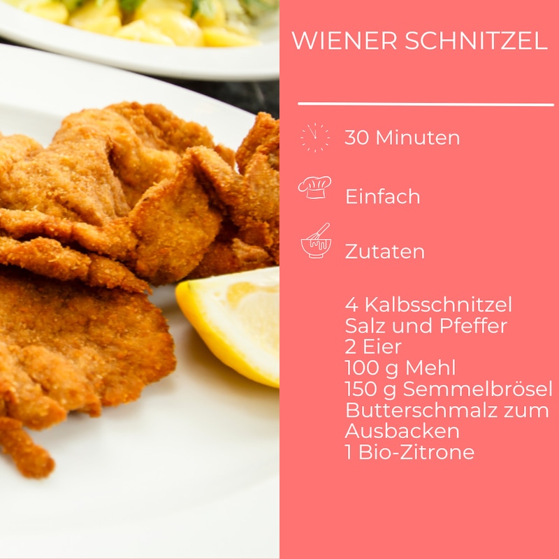 Wiener Schnitzel Zutatenliste