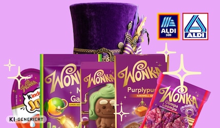 Willy Wonka Süßigkeiten bei ALDI