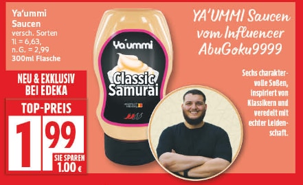 YaUmmi Saucen von AbuGoku im EDEKA Prospekt ab 13.04.2026