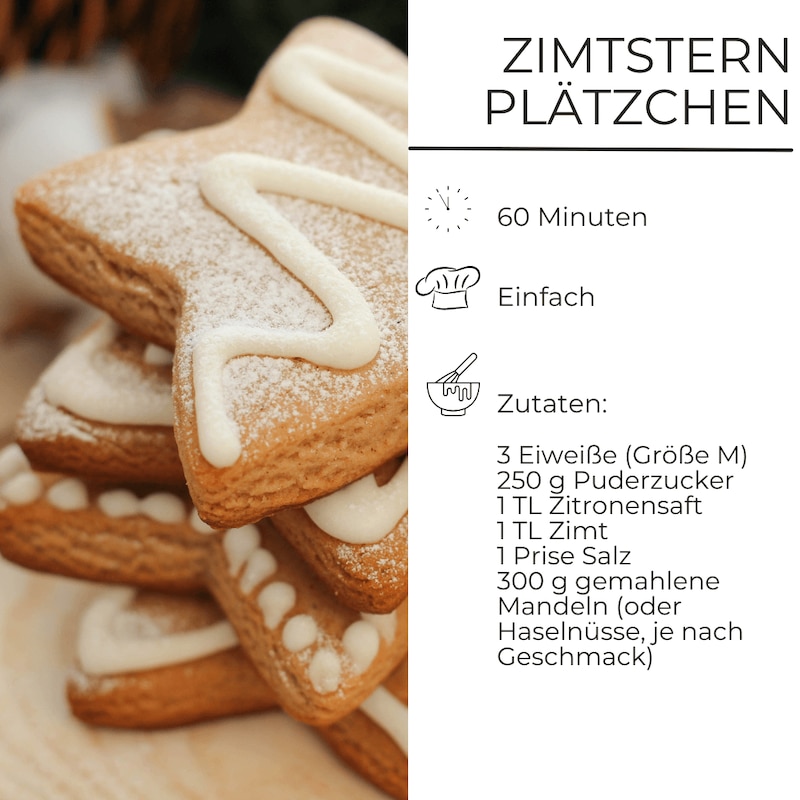 Zimsternplätzchen Rezept