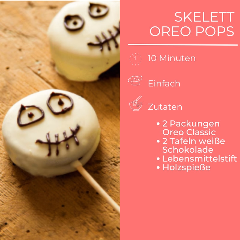 Zutatenliste Skelett Oreos