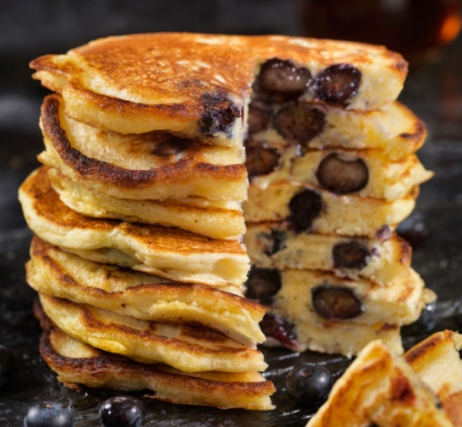 Blaubeer-Pfannkuchen