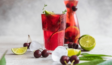 Sommerliches Rezept für Cherry Lime Mocktail 