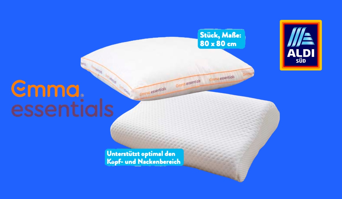 emma® Produkte bei ALDI: So gibt es Kissen & Co. zum Sparpreis!