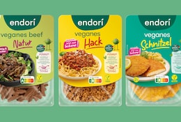 endori Produkte vor grünem Hintergrund