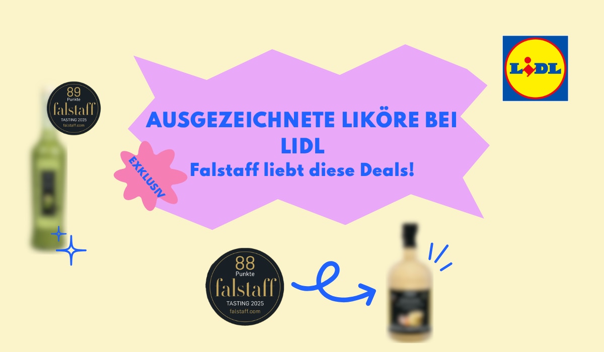 Falstaff adelt Lidl-Deluxe: Prämierte Liköre jetzt zum Sparpreis