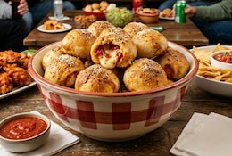 Gefüllte Mini-Pizzabälle Das perfekte WM-Fingerfood Rezept!