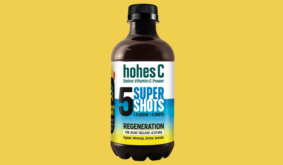 hohes C Super Shot neue Ingwer Sorte Packshot