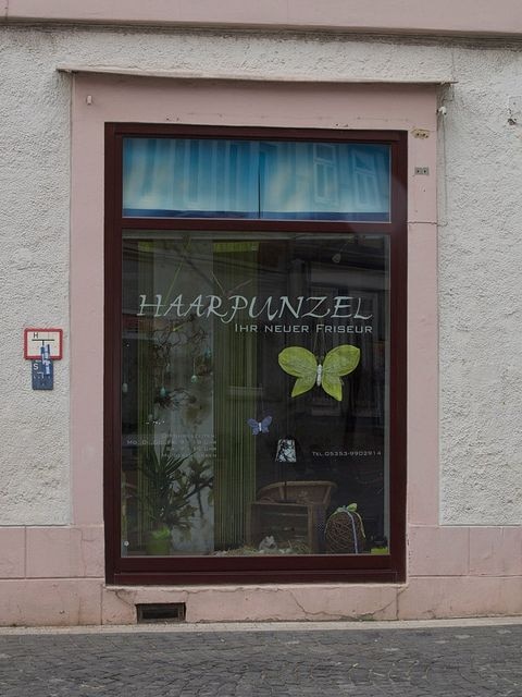 Haarpunzel - Ihr neuer Friseur Haarpunzel von "Stadtkatze" - lustiger Friseurname