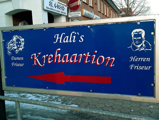 Hali's Krehartion - Herren- und Damenfriseur Krehaartion - kreativer Friseurname