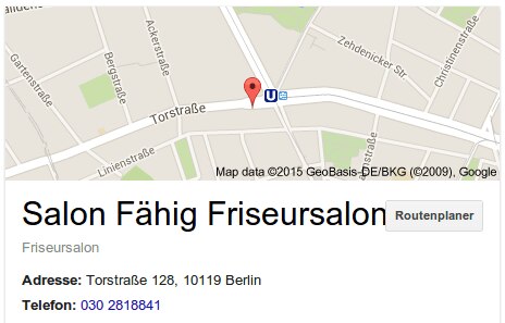 Salon Fähig Friseursalon Die Googleadresse von "Salon Fähig" in Berlin