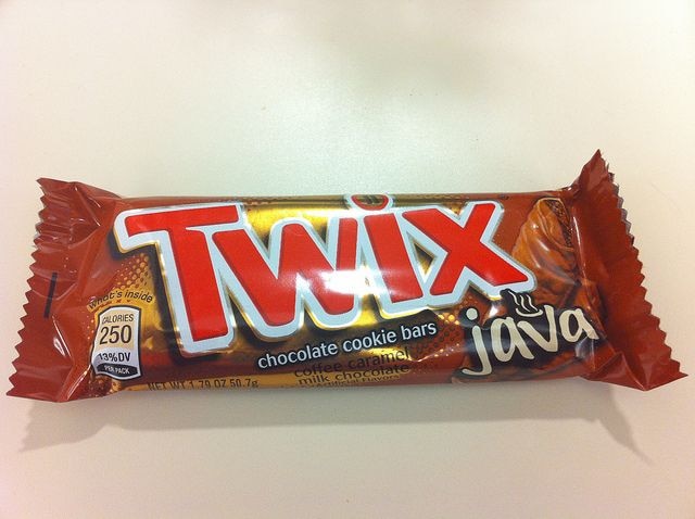 Twix Java - "Cofee caramel" mit Milchschokolade twix java
