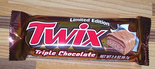 Twix mit dreifacher Schokolade (triple chocolate) twix triple chocolate