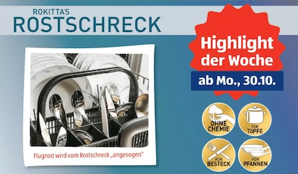 Rokittas Rostschreck aus "Die Höhle der Löwen" bei Aldi Süd