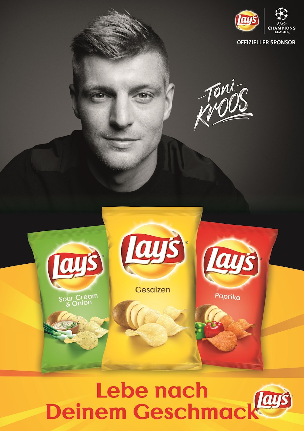 Lay's gewinnt Toni Kroos als Testimonial