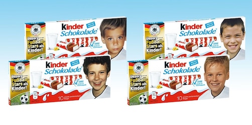 Kinder Schokolade "Star Edition" - Anpfiff zur nächsten Runde