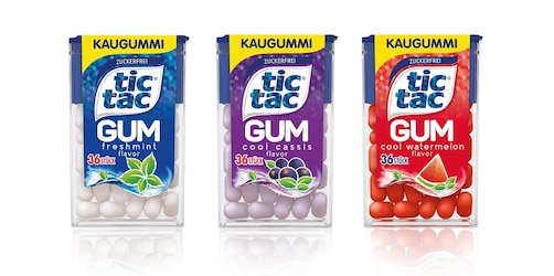 tic tac gibt es ab sofort als Kaugummi zu kaufen