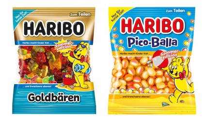 Haribo Goldbären und Pico-Balla kommen in Sommeredition