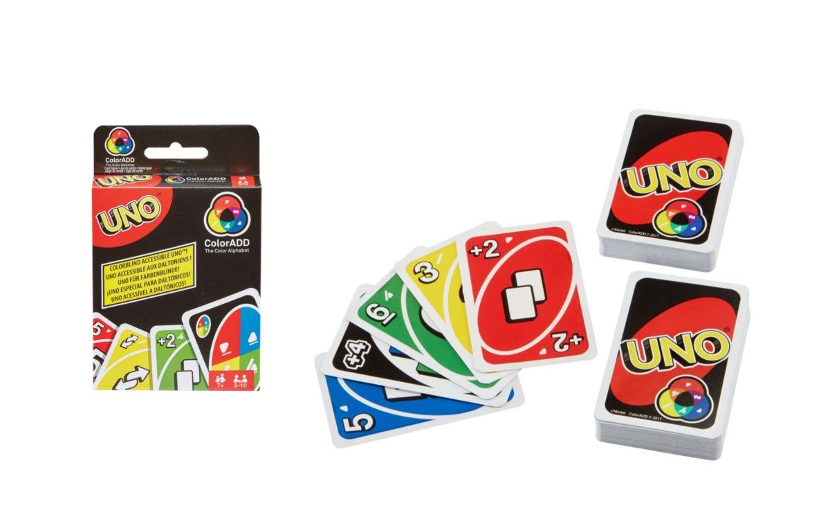 UNO ColorADD - Erstes Kartenspiel für Farbenblinde