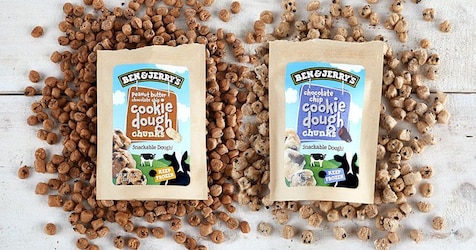 Ben & Jerry's Cookie Dough Chunks: Keksteig-Snack aus dem Tiefkühlregal