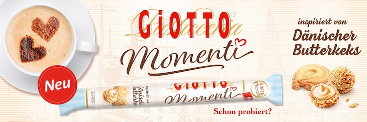 Limited Edition Giotto Momenti Dänischer Butterkeks