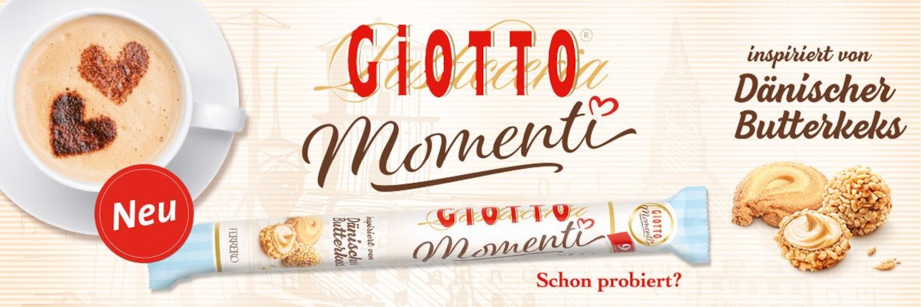 Die Limited Edition Giotto Momenti - Dänischer Butterkeks