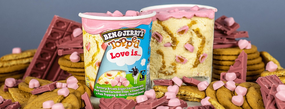 Neue Sorte: Ben & Jerry's "Love is..." Eis - perfekt zum Valentinstag