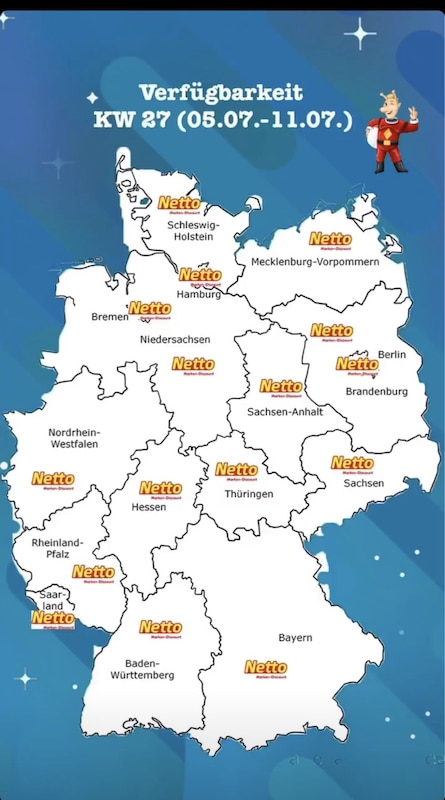 Landekarte von DE wo man Frufoo kaufen kann