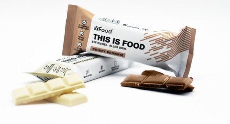 Der neue YFood Riegel in 2 verschiedenen Sorten ab sofort im Handel