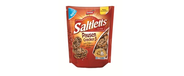 Neu: Saltletts Pausencracker mit Chia-, Lein- und Sesam-Samen