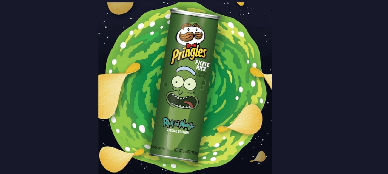 Special Edition Pickle Rick: Pringles Rick und Morty kommen zum Super Bowl