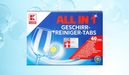 Testsieger Geschirr Reiniger Tabs von Kaufland