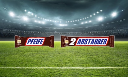 Snickers Fußball-Edition - Bist du Abstauber oder Pfeife?