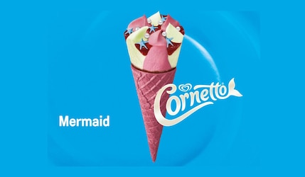 Cornetto Mermaid: Meerjungfrauen-Eis von Langnese jetzt neu!