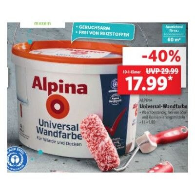 Alpina Wandfarbe Lidl