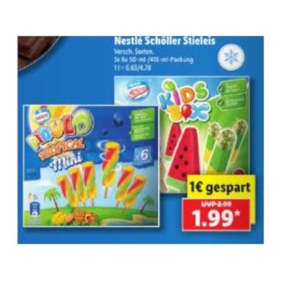 Nestle Schöller Eis Lidl