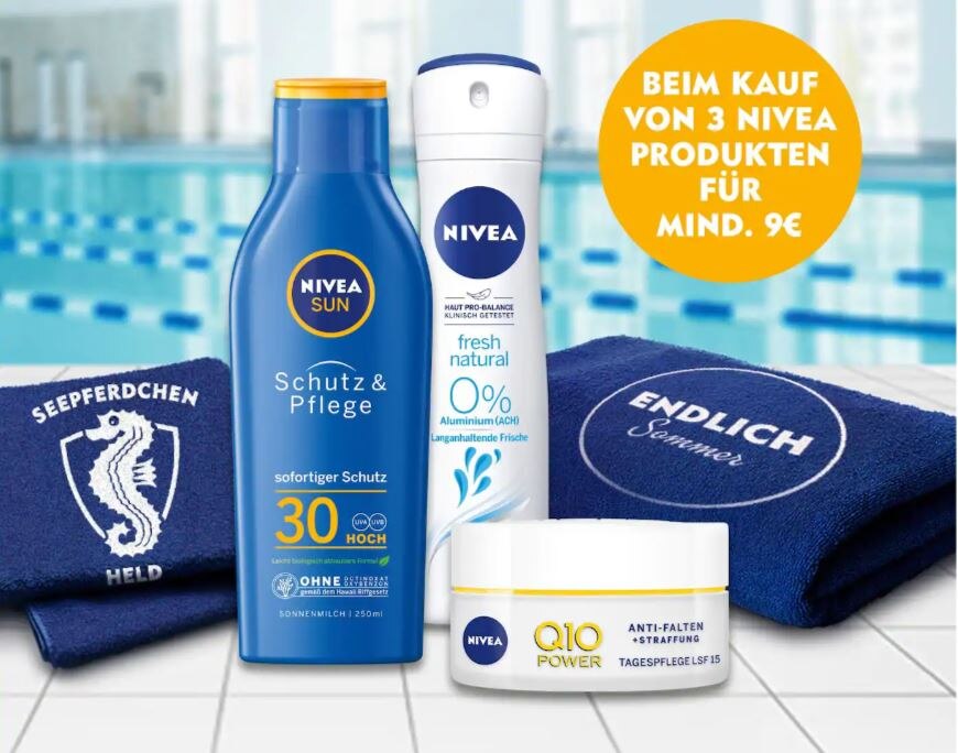 Nivea Badetuch Gratis Aktion