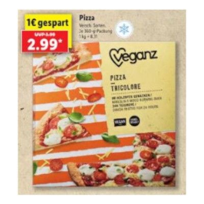 Veganz Pizza Lidl